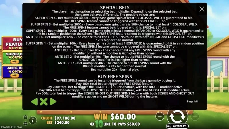 The Big Dog House - putaran Free Spins dengan wild melekat